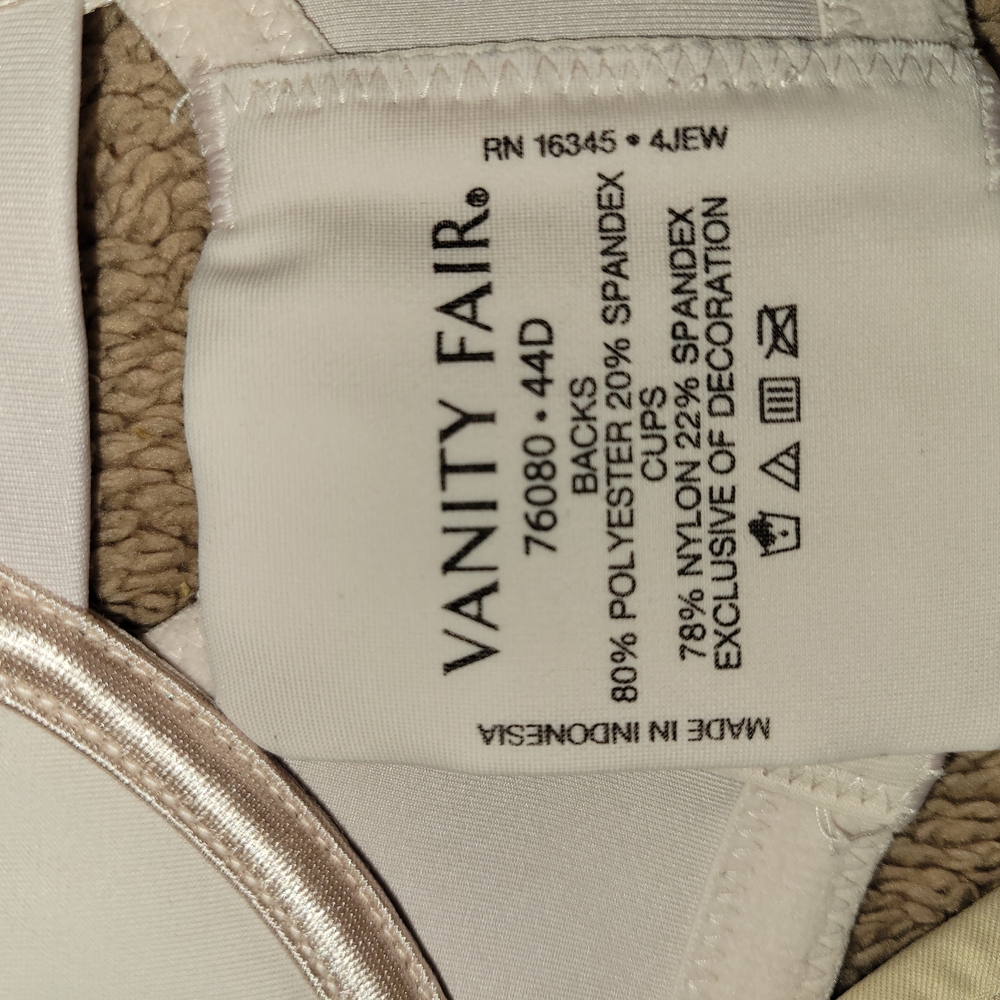 2 VF NWOT Beauty Back Minimizer Tan Bras - Picture 5 of 7